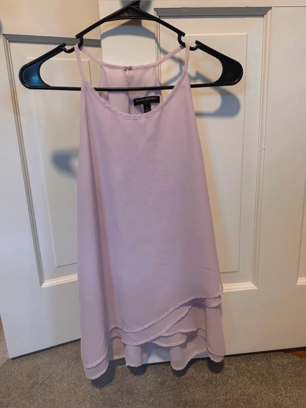 Banana Republic Pale Lavender Layered Camisole